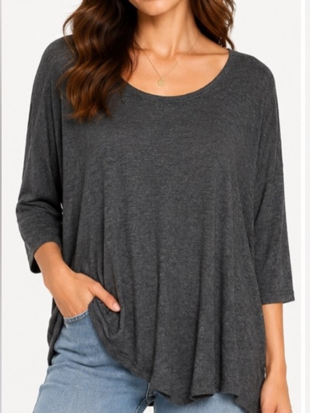 Philosophy Gray Top